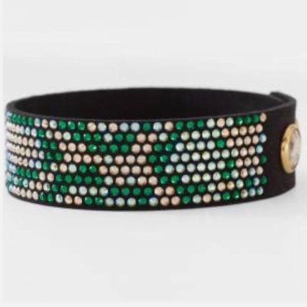 Touchstone Crystal : Wrap Bracelet GREENS || 0003